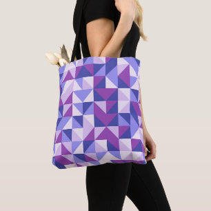 Tote Bag Lavender Chevrons Shufft