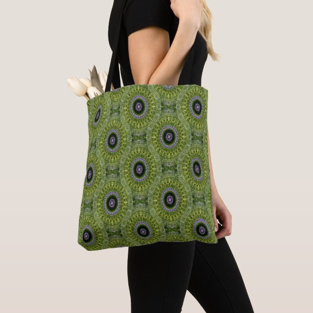 Tote Bag Lavender Mandala Garden....... (De près)