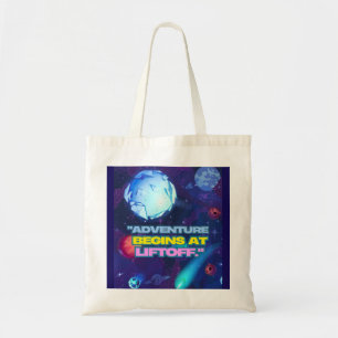 Tote Bag L'aventure commence à l'élévateur isolé