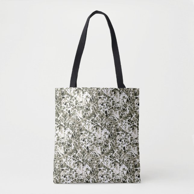 Tote Bag LavishlyOn Original Camo Blanc D'Hiver (Devant)