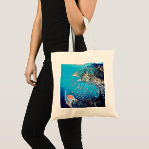 Tote Bag ldp PÈRE NOËL CATALINA Island - Californie - por