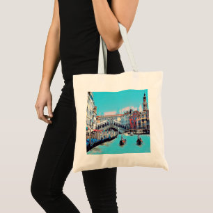 Tote Bag ldp VENICE - gondolas - rialto -