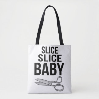 Tote Bag Le bébé/lui de tranche de tranche devient chaud