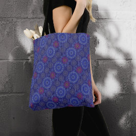 Tote Bag Le Berry floral pluvieux fibres scatter texturé