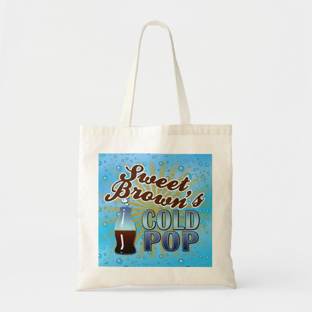 Tote Bag Le bruit froid de Brown doux (Devant)