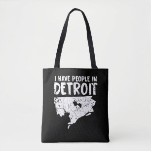 Tote Bag Le cadeau Michigan drôle de Detroit est maison