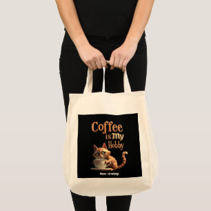 Tote Bag Le Café Est Mon Hobby Un Mélange de Passion et de