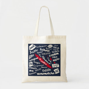 Tote Bag Le Caillou humour local, Nouvelle-Calédonie