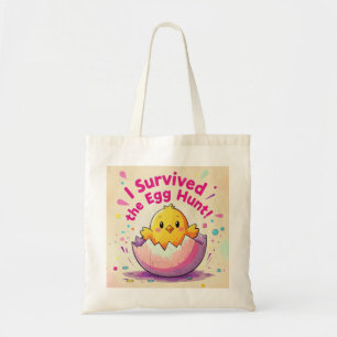 Tote Bag Le Canard A Survécu À La Chasse Aux Oeufs