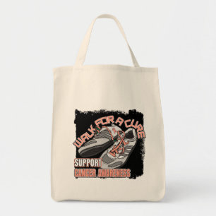 Tote Bag Le Cancer De L'Endomètre Marche Pour Une Chaussure