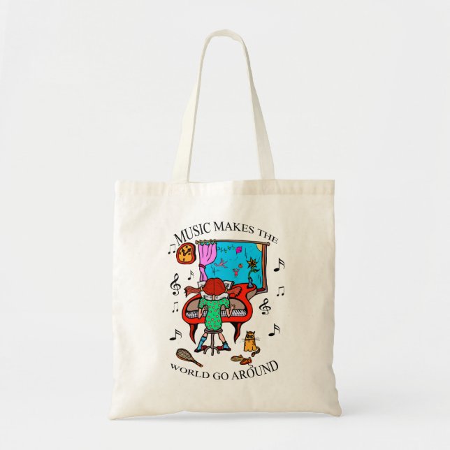 Tote Bag Le cartable de l'enfant (Devant)