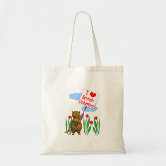 Tote Bag Le castor canadien aime la Colombie-Britannique