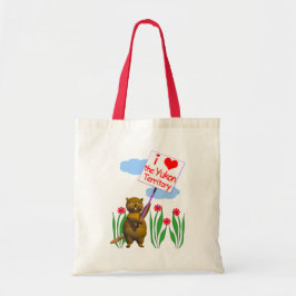 Tote Bag Le castor canadien aime le Yukon