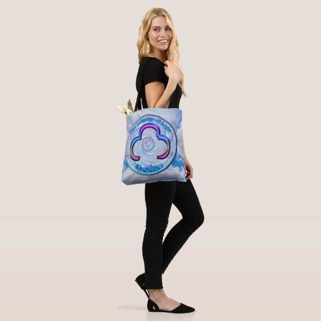 Tote Bag Le Chakra Throat - Abondance Symbole (Sur le modèle)