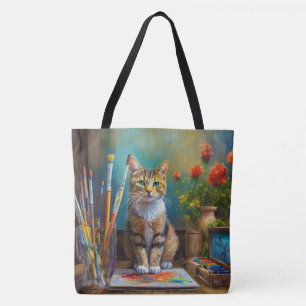 Tote Bag Le Chat Artistique