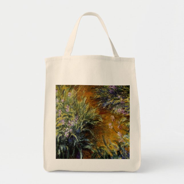 Tote Bag Le chemin à travers les Irises (Devant)