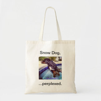 Tote Bag Le chien de neige,… a confondu