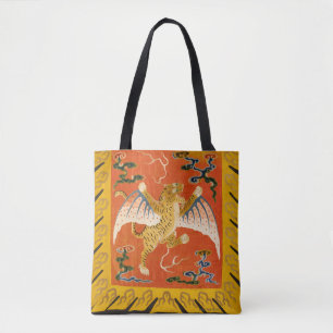 Tote Bag Le Chinois audacieux s'est envolé le tigre,