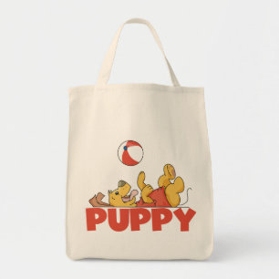 Tote Bag Le chiot joue des T-shirts et des cadeaux