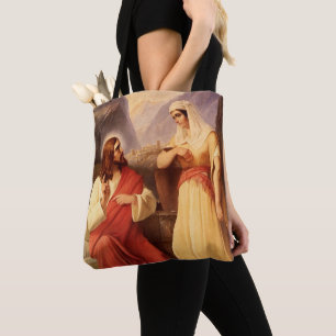 Tote Bag Le Christ et la Samaritaine par Christian Schleisn