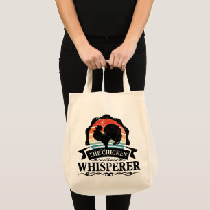 Tote Bag Le Chuchoteur de Poulets Drôle