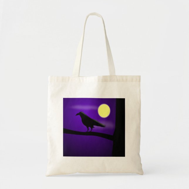Tote Bag Le Corbeau - (Devant)