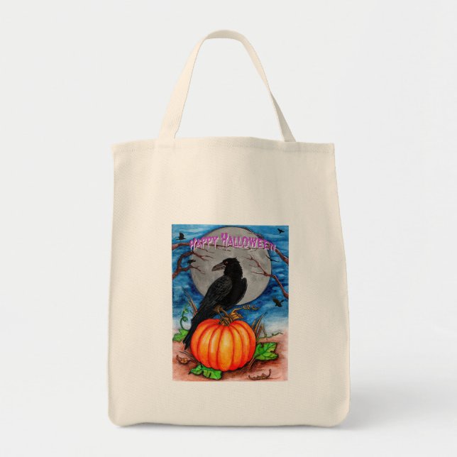 Tote Bag Le Corbeau (Devant)