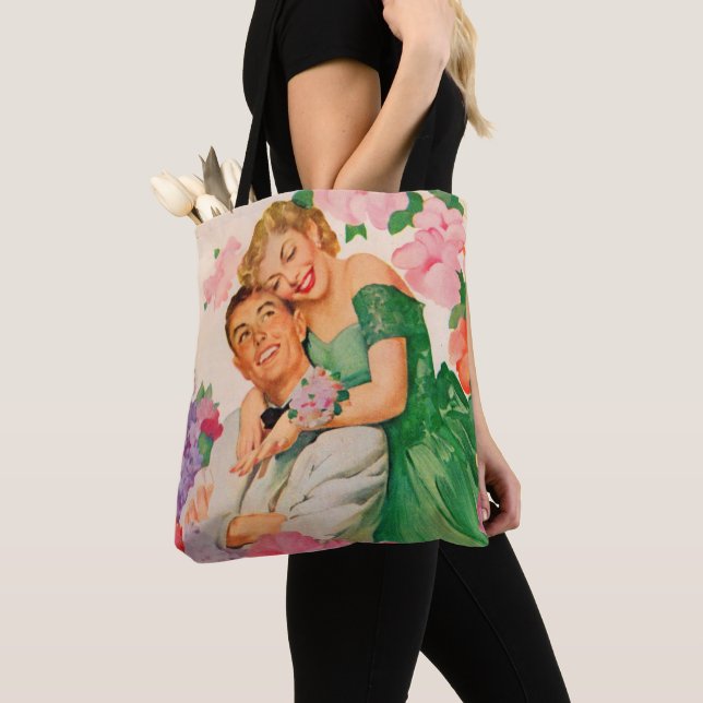 Tote Bag le couple heureux (De près)