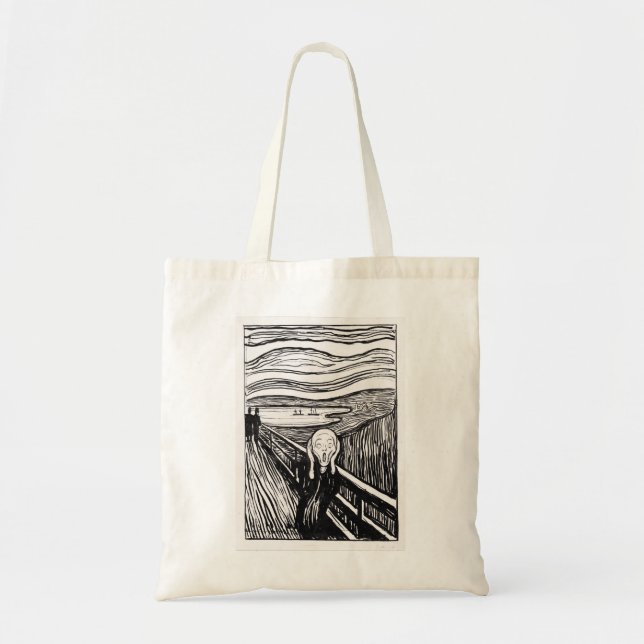 Tote Bag le cri d'Edvard Munch (Devant)