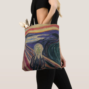 Tote Bag Le Cri d'Edvard Munch, Expressionnisme Vintage