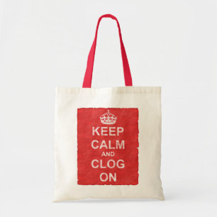 Tote Bag Le cru gardent le calme et obstruent dessus