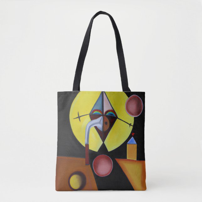 Tote Bag Le docteur de la peste - Peinture à l'huile (Devant)