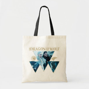 Tote Bag Le Dragon et le Wolf Daenerys & Jon Graphic