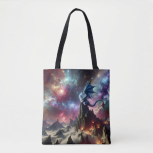 Tote Bag Le dragon et les étoiles