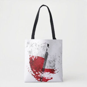 Tote Bag le drapeau de la Pologne