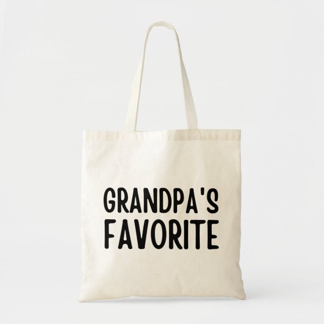 Tote Bag Le Favori de grand-père (Devant)