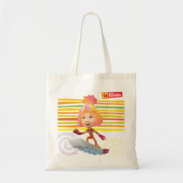 Tote Bag Le Fixies | Simka sur son fixieboard (Devant)