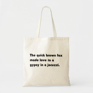 Tote Bag Le Fox Brun Rapide... Tee Pangram Jacuzzi Gitan