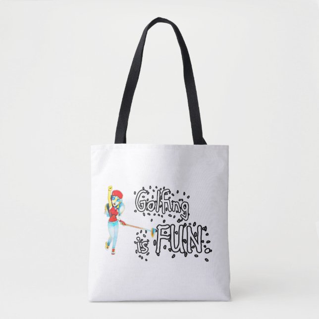 Tote Bag Le Golf Est Amusant (Devant)