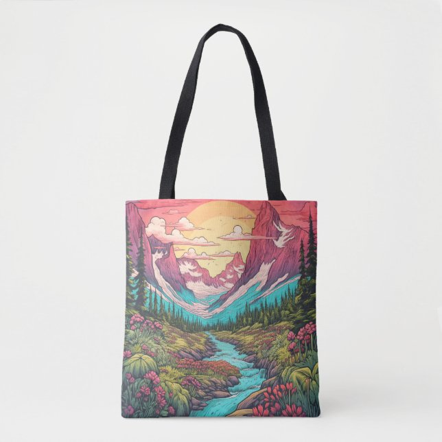 Tote Bag Le Grand Extérieur Par Jour De Soleil (Devant)