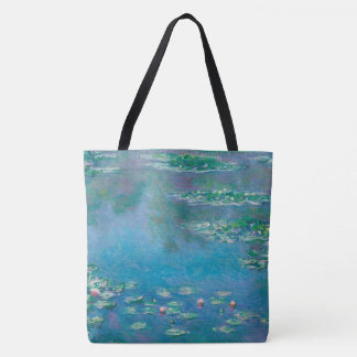 Tote Bag Le grand mont Fourre-tout "Water Lilies" des deux 