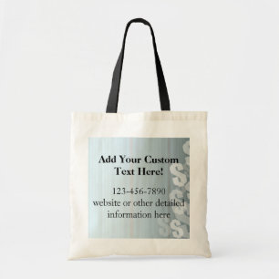 Tote Bag Le gris ombrage la conception financière de