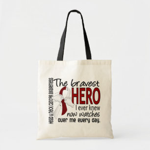 Tote Bag Le héros le plus courageux j'ai jamais connu le