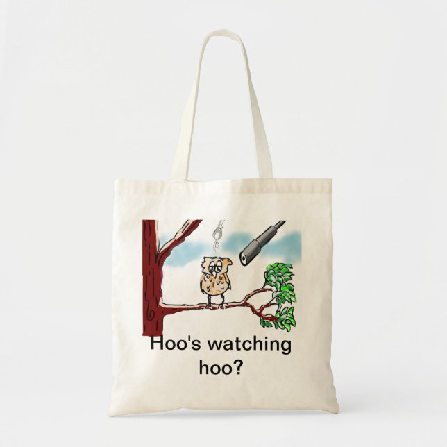 Tote Bag Le hoo de observation de Hoo ? (Devant)