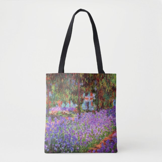 Tote Bag Le jardin de l'artiste chez Giverny par Monet (Devant)