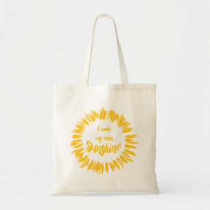 Tote Bag Le jaune I font mon propre graphique de soleil