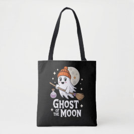 Tote Bag Le joli fantôme de l'Halloween de la Lune