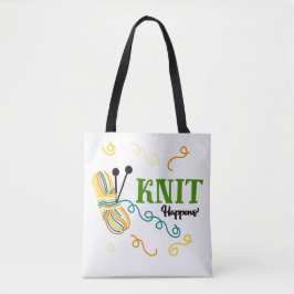 Tote Bag Le Knit se produit les tricoteurs drôles disant la