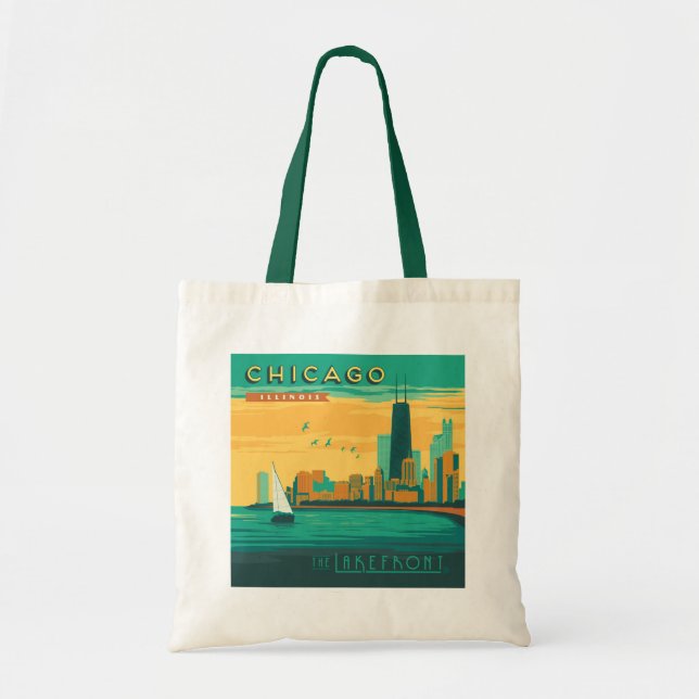 Tote Bag Le Lakefront | Chicago, Illinois (Devant)