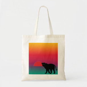 Tote Bag Le léopard du coucher du soleil en Afrique